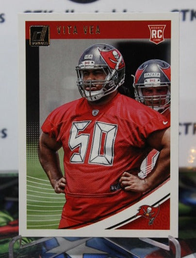 2018 PANINI DONRUSS VITA VEA # 354 ROOKIE NFL TAMPA BAY BUCCANEERS GRIDIRON  CARD