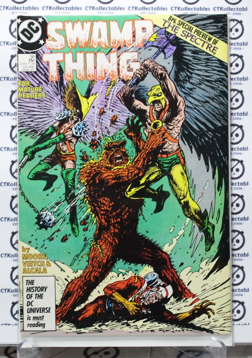 SWAMP THING # 58 VF/NM MATURE READERS DC COMICS 1987