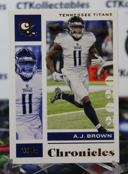 2020 PANINI CHRONICLES A.J. BROWN  # 95  NFL TENNESSEE TITANS GRIDIRON  CARD