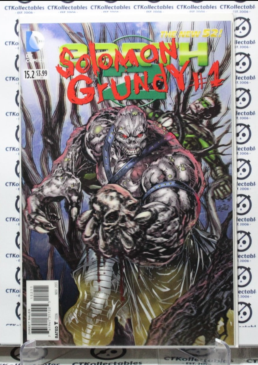 SOLOMON GRUNDY # 1 EARTH 2 # 15.2 DC COMICS 3D VARIANT NM COMIC BOOK 2013