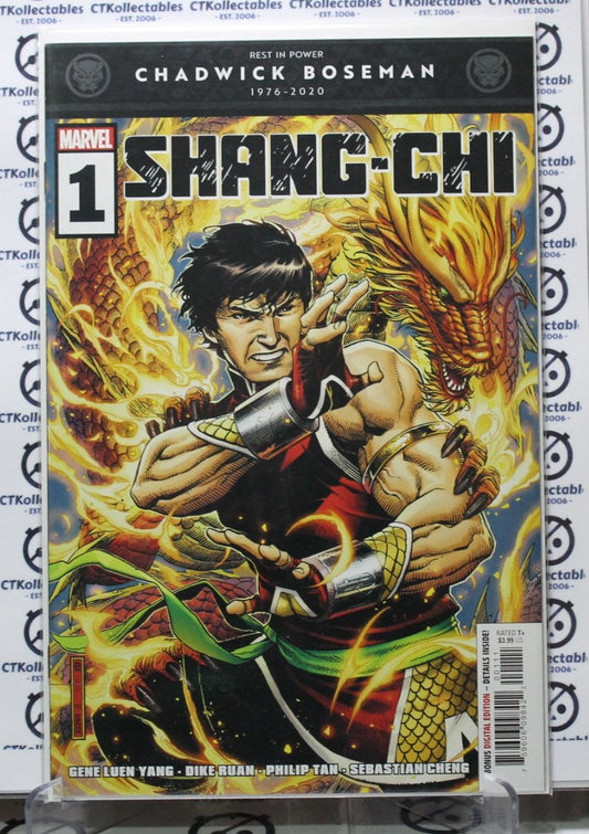 SHANG-CHI # 1 MARVEL TRIBUTE CHADWICK BOSEMAN   NM COMIC BOOK 2020