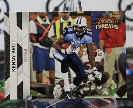 2010 PANINI THREADS KENNY BRITT  # 144  NFL TENNESSEE TITANS GRIDIRON  CARD