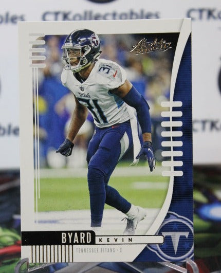 2019 PANINI ABSOLUTE KEVIN BYARD  # 34  NFL TENNESSEE TITANS GRIDIRON  CARD