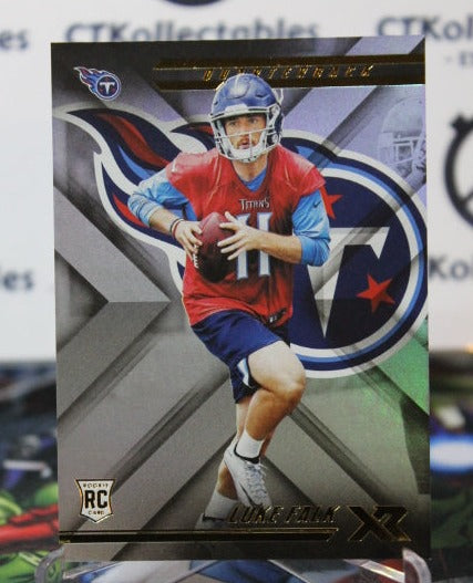 2018 PANINI XR LUKE FALK  # 107 ROOKIE NFL TENNESSEE TITANS GRIDIRON  CARD