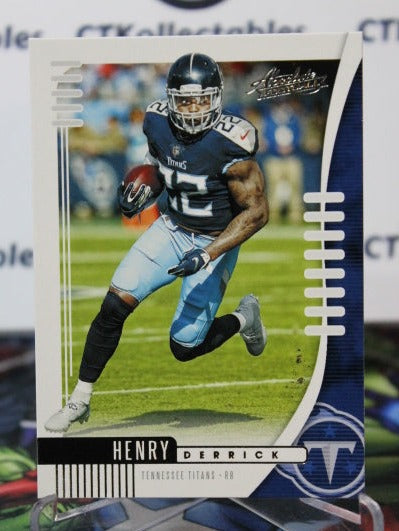 2019 PANINI ABSOLUTE DERRICK HENRY  # 33  NFL TENNESSEE TITANS GRIDIRON  CARD