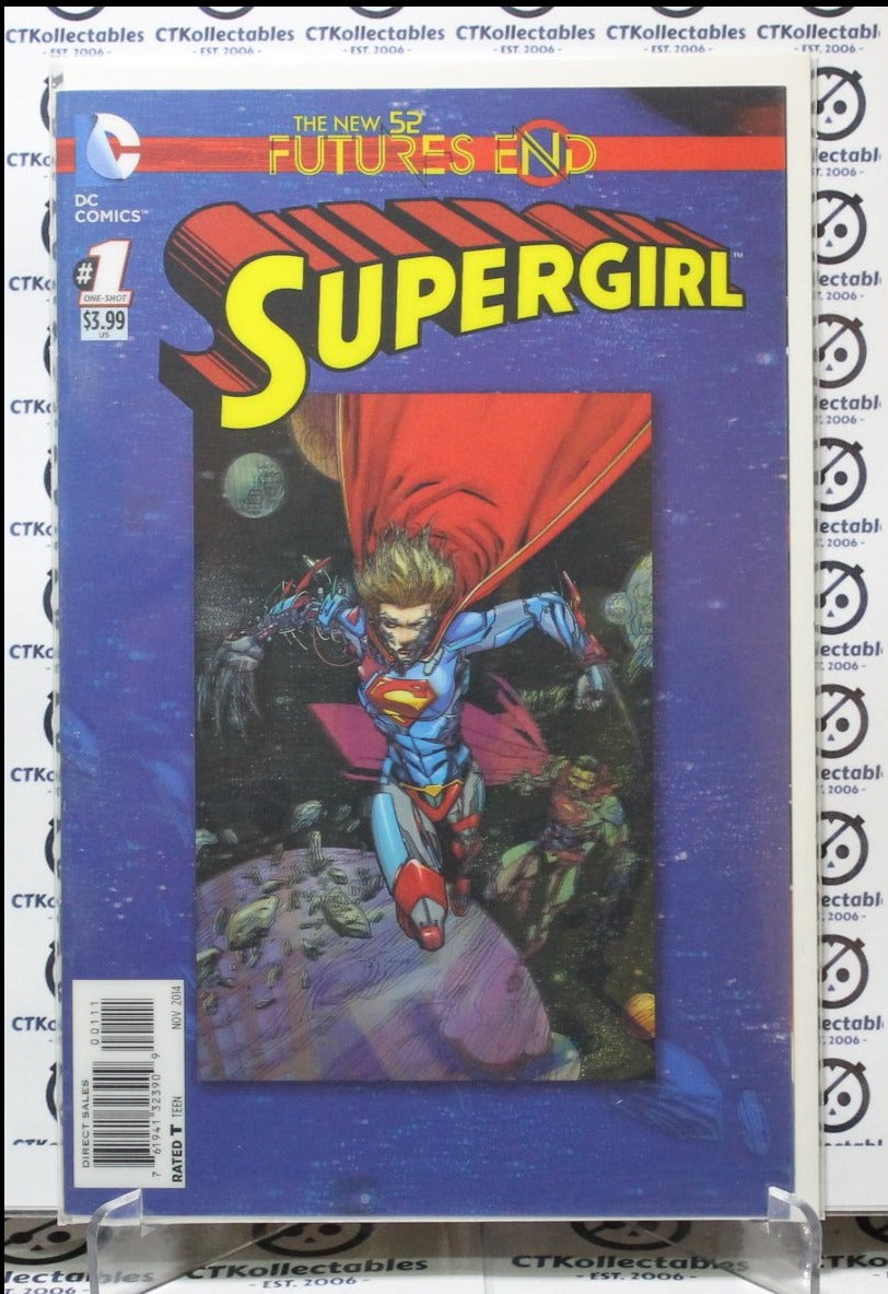 SUPERGIRL # 1 FUTURES END 3D LENTICULAR VARIANT NM  DC COMIC BOOK 2014