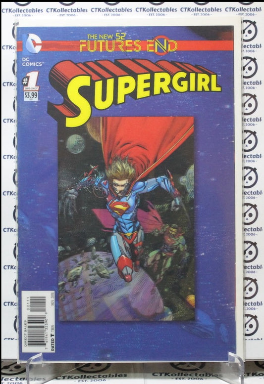 SUPERGIRL # 1 FUTURES END 3D LENTICULAR VARIANT NM  DC COMIC BOOK 2014