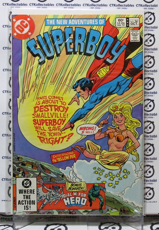 THE NEW ADVENTURES OF SUPERBOY # 34 NM  DC COMIC BOOK 1982