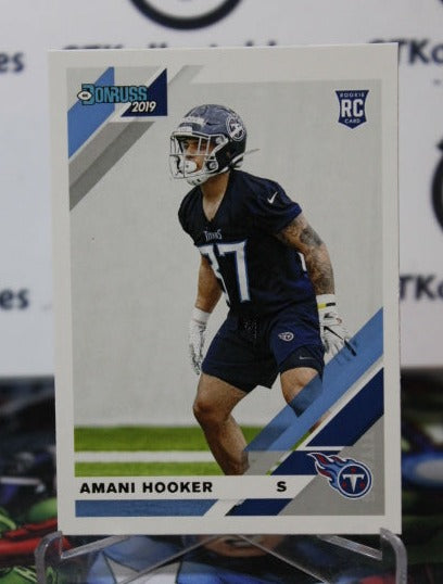 2019 PANINI DONRUSS AMANI HOOKER  # 290 ROOKIE  NFL TENNESSEE TITANS GRIDIRON  CARD