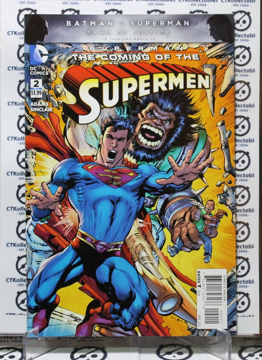 THE COMING OF THE SUPERMEN  # 2  NM  DC COMIC BOOK 2016