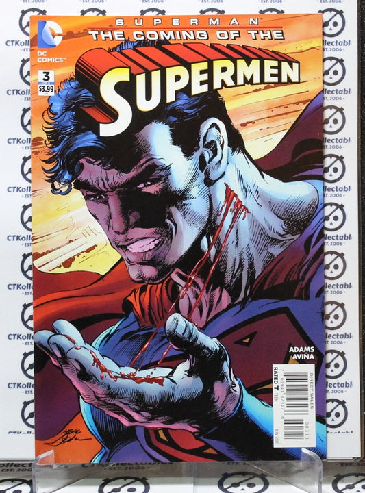 THE COMING OF THE SUPERMEN  # 3 NM  DC COMIC BOOK 2016