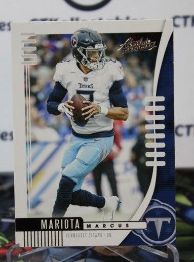 2019 PANINI ABSOLUTE  MARCUS MARIOTA  # 32  NFL TENNESSEE TITANS GRIDIRON  CARD