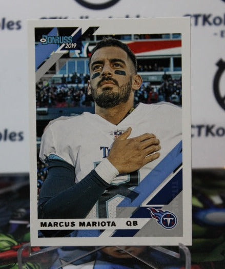 2019 PANINI DONRUSS  MARCUS MARIOTA  # 243V  NFL TENNESSEE TITANS GRIDIRON  CARD