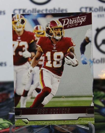 2019 PANINI PRESTIGE JOSH DOCTSON # 72 NFL WASHINGTON REDSKINS GRIDIRON  CARD