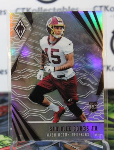 2018 PANINI PHOENIX SIMMIE COBBS JR. # 198 ROOKIE NFL WASHINGTON REDSKINS GRIDIRON  CARD