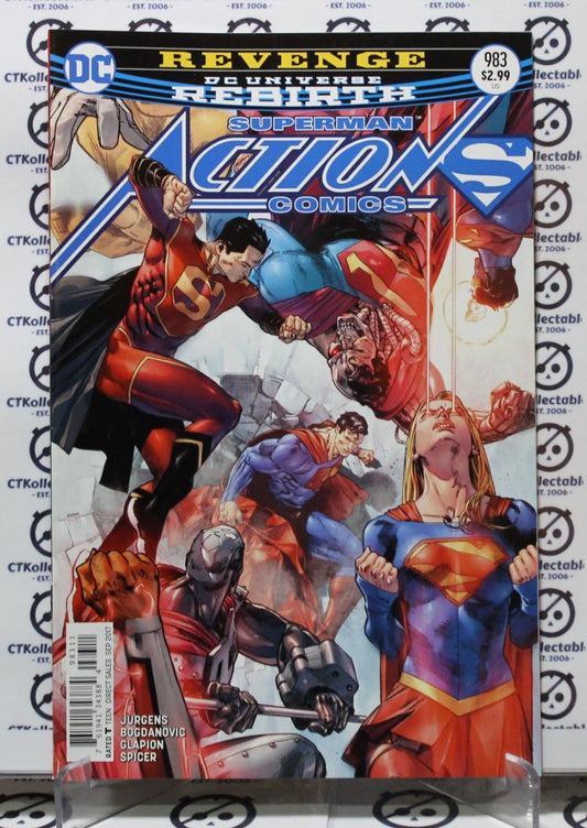 SUPERMAN ACTION COMICS # 983 NM DC UNIVERSE REBIRTH VARIANT COMIC BOOK 2017