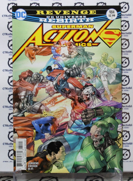 SUPERMAN ACTION COMICS # 984 NM DC UNIVERSE REBIRTH VARIANT COMIC BOOK 2017
