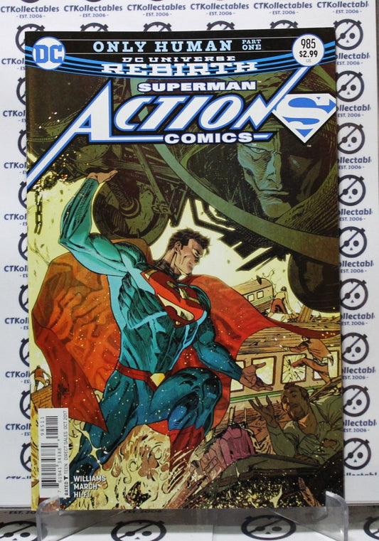 SUPERMAN ACTION COMICS # 985 NM DC UNIVERSE REBIRTH VARIANT COMIC BOOK 2017