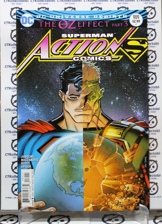SUPERMAN ACTION COMICS # 989 NM DC UNIVERSE REBIRTH VARIANT COMIC BOOK 2017