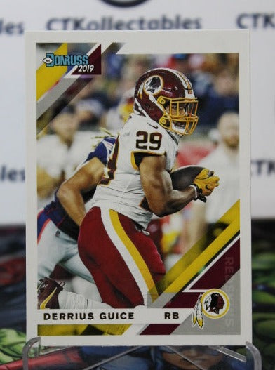 2019 PANINI DONRUSS DERRIUS GUICE # 233 NFL WASHINGTON REDSKINS GRIDIRON  CARD