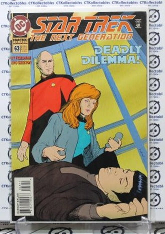 STAR TREK # 63 THE NEXT GENERATION  NM/VF  DC  COMIC BOOK 1994