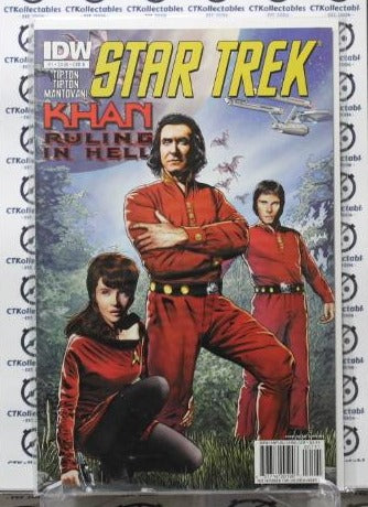 STAR TREK # 1 KHAN RULING IN HELL VARIANT NM / VF IDW  COMIC BOOK 2010