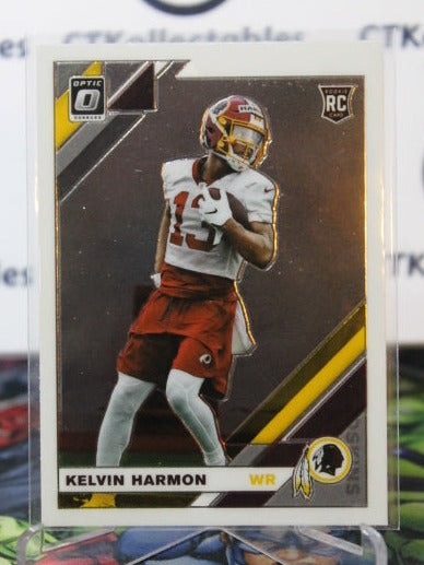 2019 PANINI DONRUSS OPTIC KELVIN HARMON # 149 ROOKIE NFL WASHINGTON REDSKINS GRIDIRON  CARD