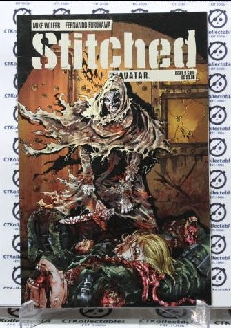 STITCHED # 9 VARIANT GORE NM AVATAR HORROR  COMIC BOOK 2012