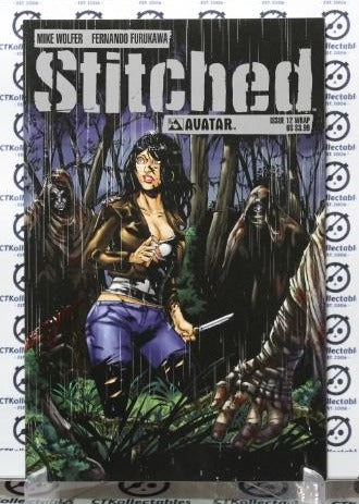 STITCHED # 12 VARIANT WRAP AROUND NM AVATAR HORROR  COMIC BOOK 2013