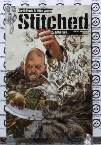 STITCHED # 2 VARIANT WRAP AROUND NM AVATAR HORROR  COMIC BOOK 2011