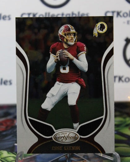 2019 PANINI CERTIFIED CASE KEENUM # 60 NFL WASHINGTON REDSKINS GRIDIRON  CARD