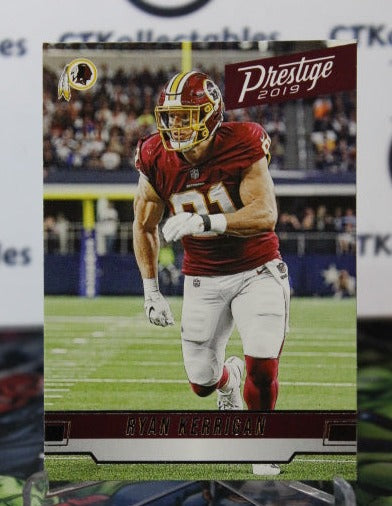 2019 PANINI PRESTIGE RYAN KERRIGAN # 55 NFL WASHINGTON REDSKINS GRIDIRON  CARD