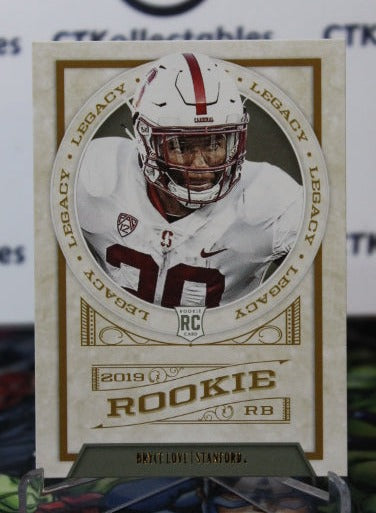 2019 PANINI LEGACY BRYCE LOVE # 145 DRAFT ROOKIE NFL WASHINGTON REDSKINS GRIDIRON  CARD