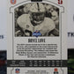 2019 PANINI LEGACY BRYCE LOVE # 145 DRAFT ROOKIE NFL WASHINGTON REDSKINS GRIDIRON  CARD