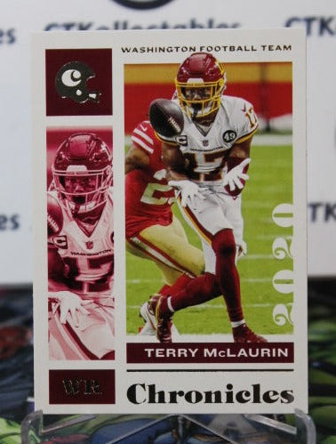 2020 PANINI CHRONICLES TERRY McLAURIN # 98  NFL WASHINGTON REDSKINS GRIDIRON  CARD