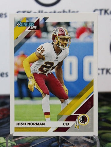 2019 PANINI DONRUSS JOSH NORMAN # 152  NFL WASHINGTON REDSKINS GRIDIRON  CARD