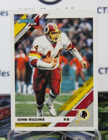 2019 PANINI DONRUSS JOHN RIGGINS # 184 NFL WASHINGTON REDSKINS GRIDIRON  CARD