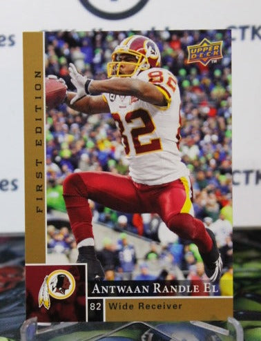 2009 UPPER DECK ANTWAAN RANDLE EL # 149 GOLD NFL WASHINGTON REDSKINS GRIDIRON  CARD