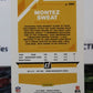 2019 PANINI DONRUSS MONTEZ SWEAT # 260 ROOKIE NFL WASHINGTON REDSKINS GRIDIRON  CARD