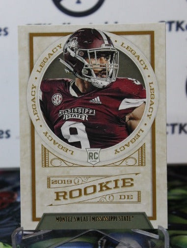 2019 PANINI LEGACY MONTEZ SWEAT # 200 DRAFT ROOKIE NFL WASHINGTON REDSKINS GRIDIRON  CARD