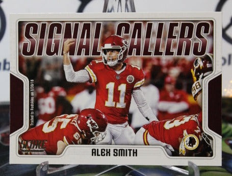 2018 PANINI SCORE ALEX SMITH # 15 SIGNAL CALLERS NFL WASHINGTON REDSKINS GRIDIRON  CARD