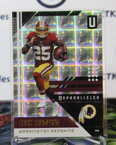 2018 PANINI UNPARALLELED CHRIS THOMPSON  # 198 SUPERPLAID 042/150  NFL WASHINGTON REDSKINS GRIDIRON  CARD