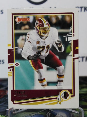 2020 PANINI DONRUSS TRENT WILLIAMS  # 243  NFL WASHINGTON REDSKINS GRIDIRON  CARD