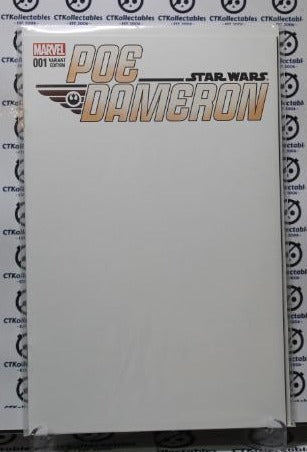 STAR WARS  POE DAMERON  # 1 VARIANT BLANK COVER NM MARVEL COMIC BOOK  2016