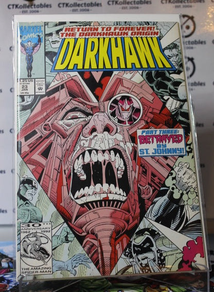 DARKHAWK # 23  MARVEL COMIC BOOK 1993