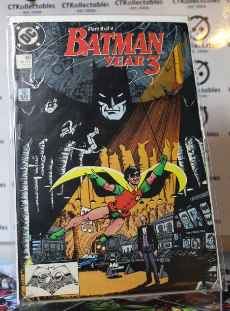 BATMAN YEAR 3 # 437 DC COMIC BOOK 1989