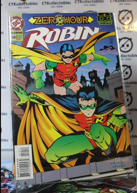 ROBIN  # 10 ZERO HOUR DC COMIC BOOK 1994