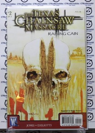 THE TEXAS CHAINSAW MASSACRE # 2 RAISING CAIN VF WILDSTORM HORROR COMIC BOOK 2008