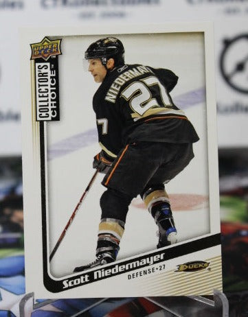 2009-10 UPPER DECK SCOTT NIEDERMAYER # 92 ANAHEIM DUCKS NHL HOCKEY CARD