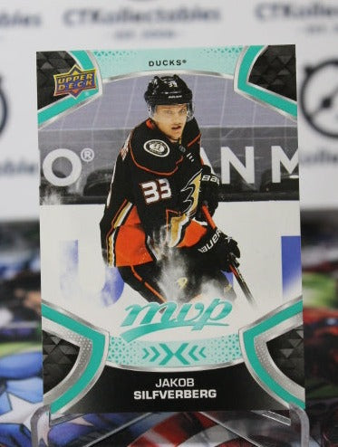 2021-22 UPPER DECK MVP JAKOB SILFVERBERG # 133 ANAHEIM DUCKS NHL HOCKEY CARD